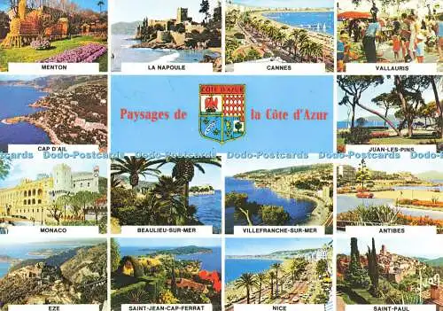 D177974 Paysages de la Cote d Azur. Monaco. Yvon. S.P.A.D.E.M. Multi View