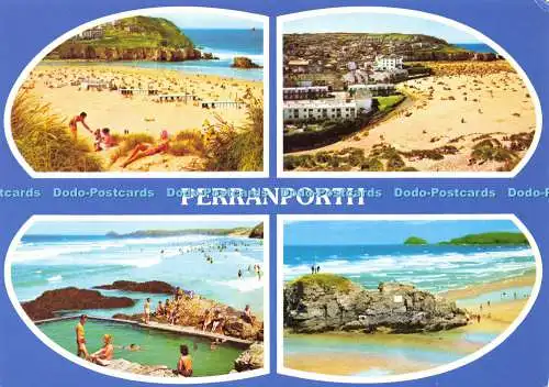 D177992 Perranporth. John Hinde. Multi View