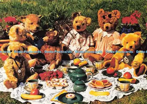 D178001 Teddybären Picknick. Richter. C 25639. Irena Thompson. Bären und Spielzeug von