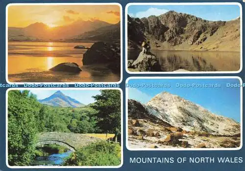 D178040 Berge von Nordwales. Snowdon. Krippe Goch von Pen y Pass. J. Arthur