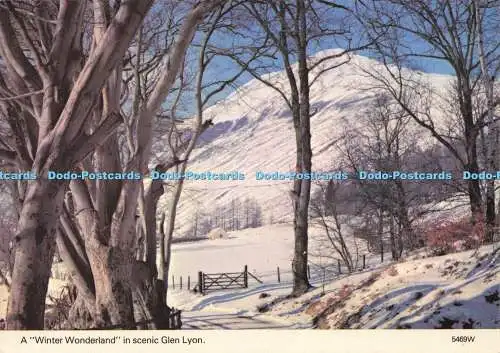 D178073 Ein Winterwunderland im malerischen Glen Lyon. Whiteholme. Hagel Caledonia Prod