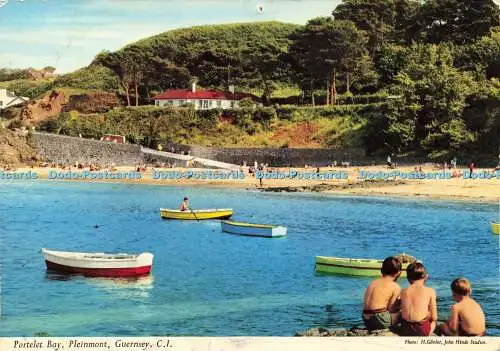 D176902 C.I. Portelet Bay. Pleinmont. Guernsey. John Hinde. H. Gossler. 1980