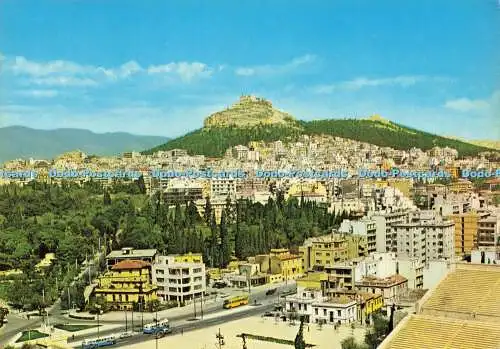 D178089 Athen. Blick auf das Lykabette vom Stadion. Krüger. 1966