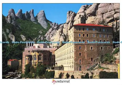 D176922 Montserrat. Absis de la Basilica l Monestir. Fisa. Cedosa. J. M. Linares