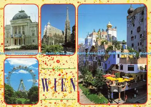 D176961 Wien. Riesenrad. Farbe Rau. 1991. Multi View