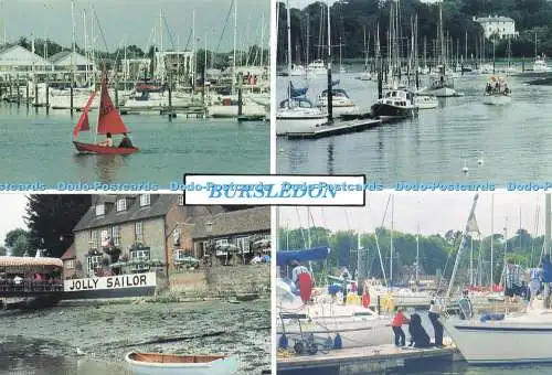 D176984 Bursledon. Szenen auf dem River Hamble. Graham. Nora Greenwood. Multi Vie