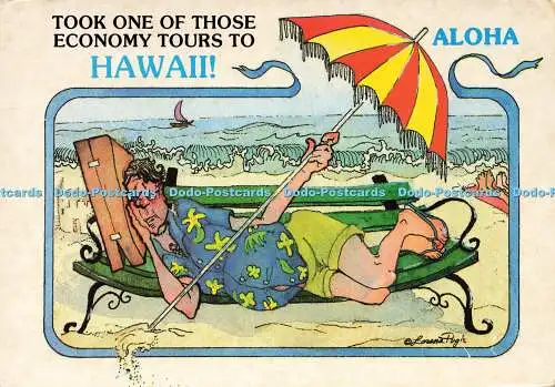 D178177 Hat eine dieser Economy-Touren nach Hawaii unternommen. Aloha. Plastichrom. Hawaiianische