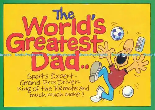 D178202 The World Greatest Dad. Sportexperte. Grand Prix Fahrer. King of the Re