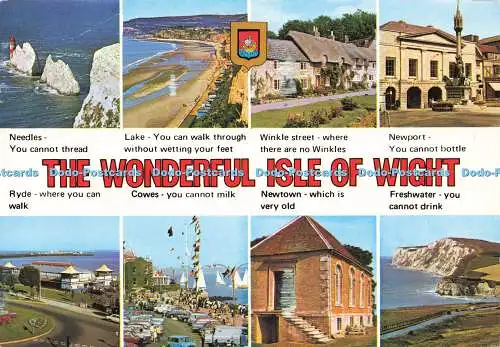 D177069 Die wunderbare Isle of Wight. Nadeln. W. J. Nigh. Multi View