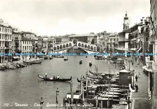 D178247 Venezia. Canal Grande e Ponte di Rialto. Ardo. Fotocelere. RP