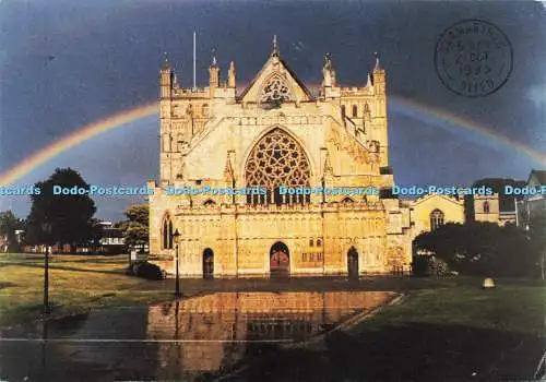 D178252 Kathedrale von Exeter. Nach dem Sturm. 16. Juni 1990. Dekan und Kapitel. Wo