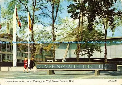 D178278 London. Kensington High Street. Commonwealth Institute. Valentine