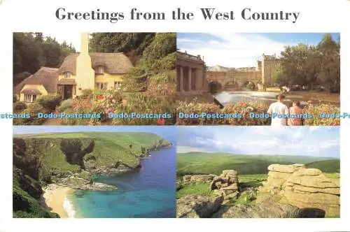 D177133 Grüße aus dem Land West. Cornwall. Englischen Tourismusverbänden. Multi