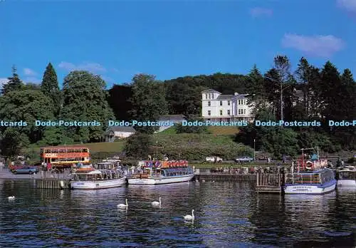 D178350 Cumbria. Windermere. Bowness Bay. Wright Bilder. Tom Wright. 1990