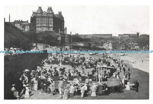 D177191 Scarborough. South Bay. Nostalgie-Tinte. Postkarten von Old Scarborough