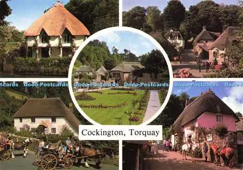 D178393 Cockington Forge. Torquay. John Hinde. Multi View