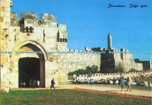 D178477 Jerusalem. Jaffa-Tor und die Zitadelle. Sternenkarten