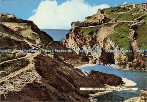 D178526 Tintagel. King Arthur Castle and Cove. Harvey Barton. Ronald Youlton