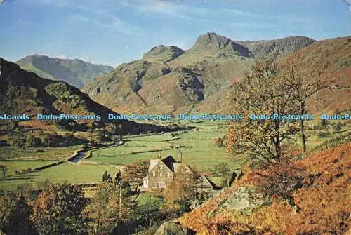 D178636 Westmorland. Tolles Langdale. Durch dieses schöne Tal dominiert von der