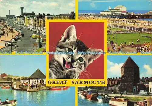 D178661 Great Yarmouth. Marine Parade. Gummistiefel Pier. Der Bootssee. Don Su