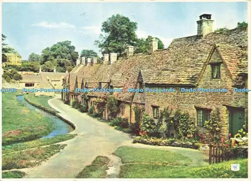 D178680 Bibury. Gloucestershire. Arlington Row. Walter Scott. Farbserie