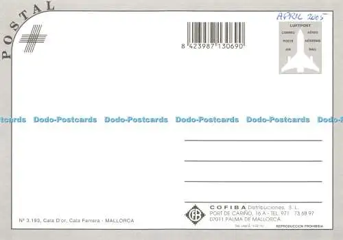 D178685 Mallorca. Cala Ferrera. Cal d Or. Cofiba Distribuciones S.L.Nr. 3. 193