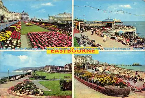 D178695 Eastbourne. The Carpet Gardens. Western Lawns und Beachy Head. Schuhschmied