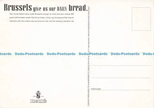 D178702 Brüssel Geben Sie uns unser täglich Brot. London Cardguide. Beck