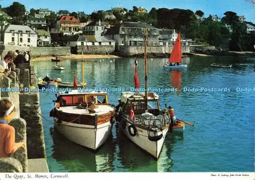 D178728 Cornwall. St. Mawes. Der Kai. John Hinde. E. Ludwig. 1988