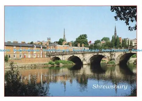 D178735 Shrewsbury. Salop. Englische Brücke. Richter. C 13534