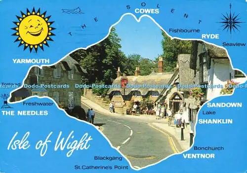 D179065 Isle of Wight. Schaftlin. Das alte Dorf. Blackgang. St. Catherine Point
