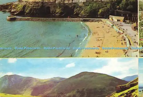 D178916 Looe. Der Strand und Banjo Pier. Multi View