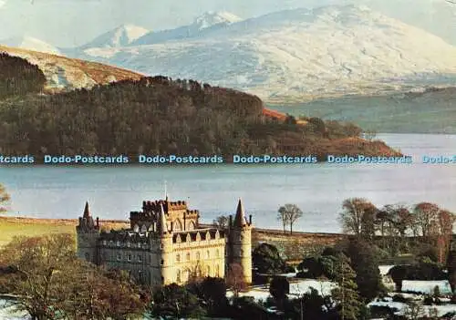 D178936 Schloss Inveraray. Winterszene. Waddie. Mr. A. R. D. Davidson