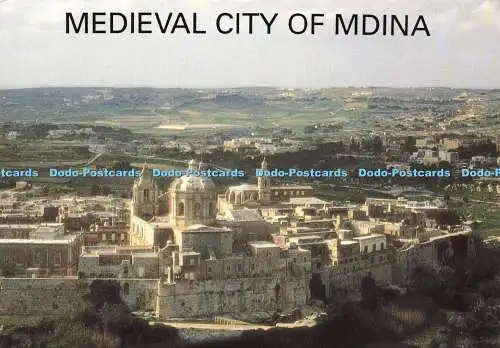 D178940 Malta. Mittelalterliche Stadt Mdina. Klicken Sie