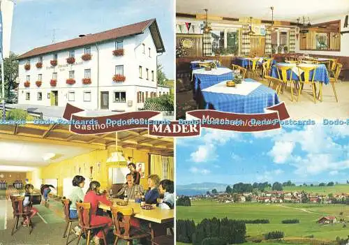 D179130 Mader. Gasthof Pension. Moosbach. Oberallg. Franz Milz. Multi View. 1983