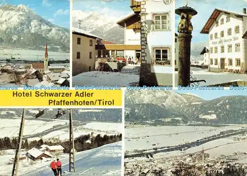 D179131 Tirol. Pfaffenhofen. Hotel Schwarzer Adler. Risch Lau. Multi View