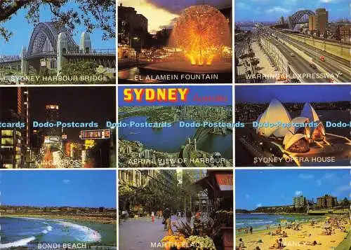 D179135 Australien. Sydney. Bondi Beach. Martin Place. Stoney Opera House. Nu Col