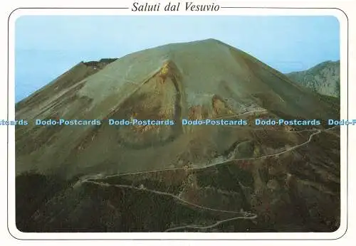 D178972 Napoli. Saluti dal Vesuvio. Lo Scosceso Sentiero che Conduce alla Sommit