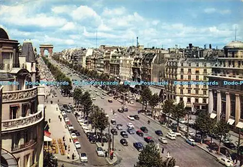 D179173 Paris. L Avenue des Champs Elysees. Chantal. Mexichrom. 1968