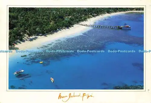 D178993 Ocean of Mana Island. Seine Farbe ist wunderschön. Mana Island Resort. 1994