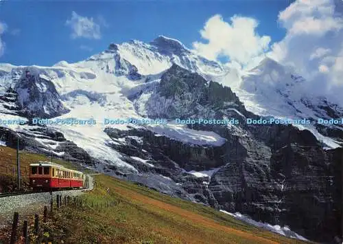 D179016 Wengen 1276 m.u.M. Sommer und Winterkurort. Jungfraubahn. Die Jungfra