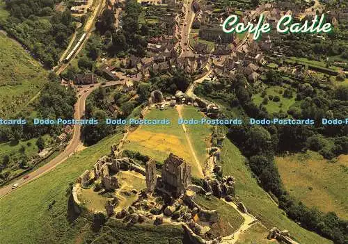 D179229 Corfe Castle. John Hinde. Bob Evans