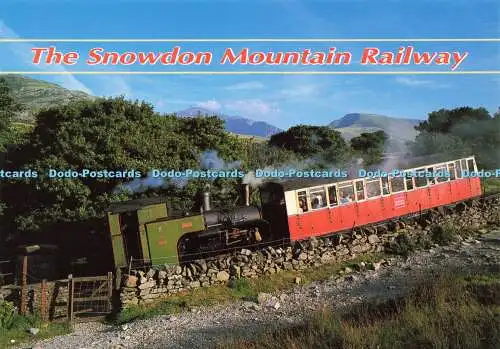 D179282 The Snowdon Mountain Railway. Der Snowdonia Nationalpark. John Hinde. A