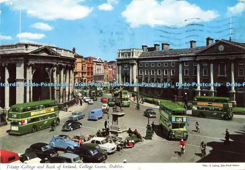 D179319 Dublin. College Green. Trinity College und Bank of Ireland. John Hinde.