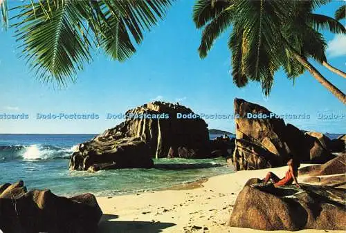 D179389 La Digue Insel. Seychellen. Foto Eden. Dino Sassi. 1980