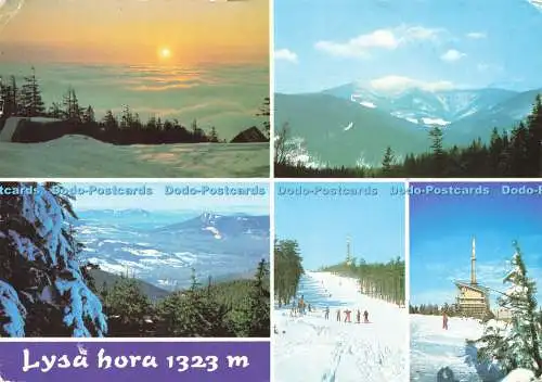 D179395 Lysa Hora 1323 m. Beskiden. CTK-Foto drücken. Frantisek Krasl. Multi View.