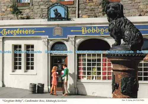 D179521 Schottland. Edinburgh. Kerzenmacherreihe. Greyfriars Bobby. John Hinde. E.L