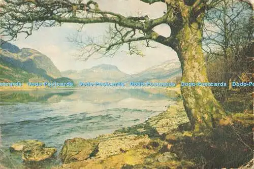 D179524 Meall Mor vom südlichen Ende des Loch Lubnaig bei Callander. G. und G.P