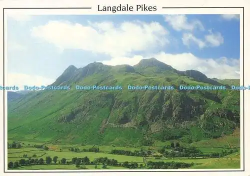 D179556 Langdale Pikes. Harrison Stickle. Höchster Punkt in der Mitte. Peter Pedley.