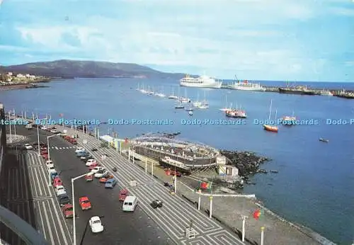 D179626 Ponta Delgada. S. Miguel. Acores. Ponta Delgada Kunsthafen. Fotog